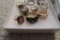 2 BOXES OF COSTUME JEWELRY RINGS