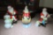 3 LENOX SANTA FIGURINES