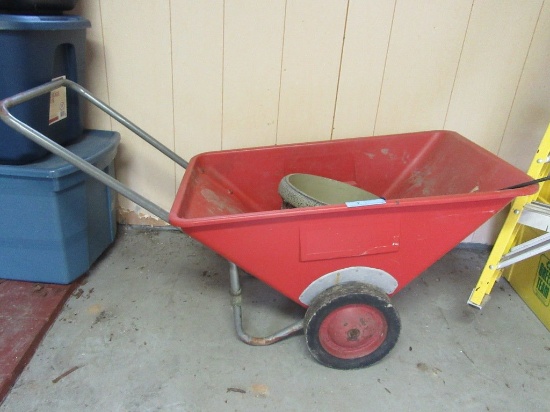 YARD CART, PLANTERS, GLOVES