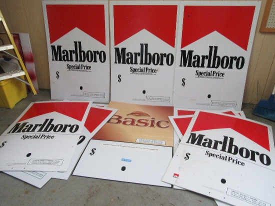 CIGARETTE ADVERTISING SIGNS