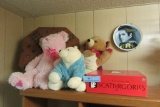 STUFFED ANIMALS, SCATTEGORIES, ELVIS COLLECTOR PLATE