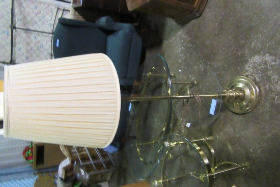 TABLE LAMP WITH GLASS TOP