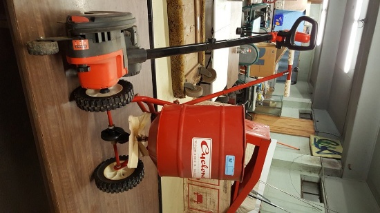 BLACK & DECKER ELECTRIC EDGER AND CYCLONE SEEDER