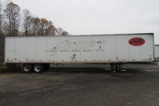 2001 WABASH 53’ VAN TRAILER, SR#1JJV532W41L723917