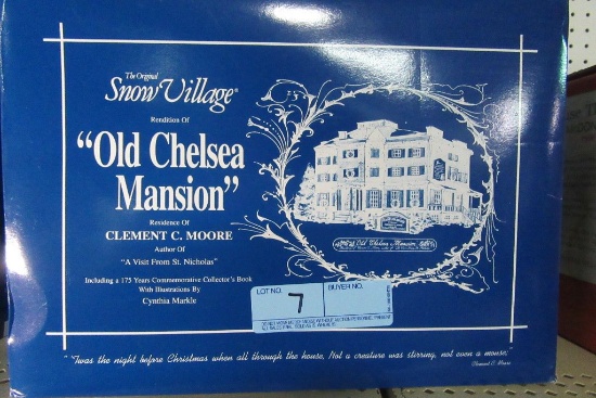 THE ORIGINAL SNOW VILLAGE OLD CHELSEA MANSION