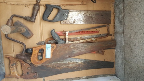SAWS, BRACE, HAMMER, AND ETC