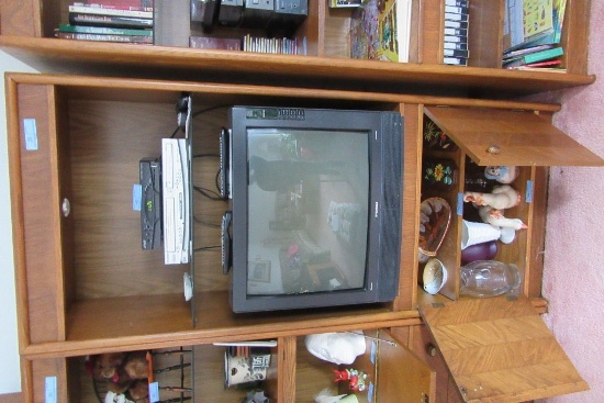 TELEVISION LIGHTED DISPLAY CABINET