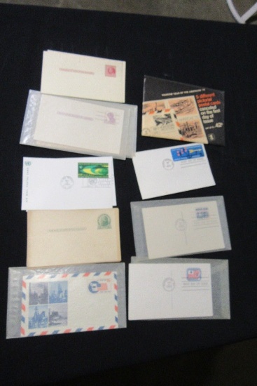 ASSORTED FIRST DAY ISSUE POSTCARDS AND ETC
