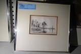 H. FARRER ORIGINAL 5-1/2x3-1/2 ETCHING (frame size 11x10)