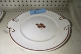 A.J. WILKINSON MADE IN ENGLAND ROYAL IRONSTONE CHINA TEA LEAF PATTERN PLATE