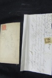 1895 SALEM OHIO ENVELOPE AND PAYMENT RECEIPT DATED 1868