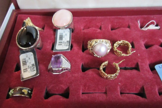 ASSORTED COSTUME JEWELRY RINGS
