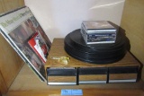 VARIETY OF RECORDS, CDS, AND CASSETTES