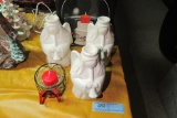 ASSORTED CANDLE HOLDERS, CANDLES, AND LUMINARIA KITS