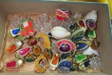 VINTAGE CHRISTMAS LIGHT COVERS AND ORNAMENTS
