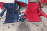 2 FOLDABLE CHAIRS IN BAGS