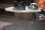 GE IRON AND CHILD'S IRONING BOARD AND IRON