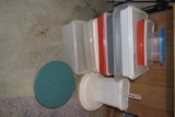 TUPPERWARE. RUBBERMAID CONTAINERS AND ETC