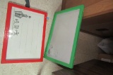 2 CHILD GUIDANCE TOY DRY ERASE BOARDS FROM 1959