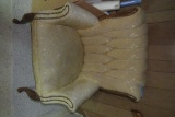 YELLOW PADDED CHAIR