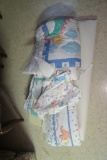 OLDER STYLE PACK AND PLAY MAT WITH CRIB SET