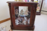 2 LIGHTED CURIO END TABLES