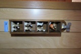 MOUSE FIGURINES WITH WALL SHELF