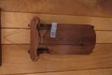 WOODEN SLED WALL HANGING