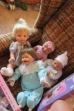 ASSORTED CHILDREN'S DOLLS INCLUDING ROCKING MY BABY AND AMANDA