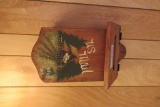 HAND-PAINTED U.S. MAIL POUCH WOODEN MAILBOX