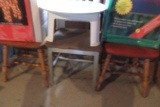 2 CHAIRS AND ONE ALUMINUM CHAIR WITH ETC