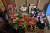 ASSORTED HALLOWEEN DECORATIONS AND LIGHTS
