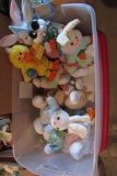 EASTER STUFFED ANIMALS AND BASKETS