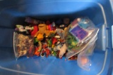 TOTE OF MISCELLANEOUS CHILDREN'S TOYS