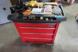 MASTER MECHANIC ROLLABOUT TOOL CART WITH TOOLS AND ETC