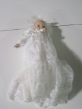 ELKE HUTCHENS PORCELAIN AND CLOTH BABY DOLL