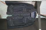 SUIT COAT WITH CHANEL SKIRT. NO SIZE ON COAT. SKIRT IS SIZE 40