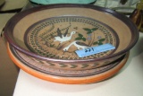 PEREZ SIGNED CLAY BOWL AND SIGNED MEXICO BOWL