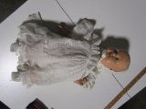 VINTAGE, CELLULOID BABY DOLL. H 67