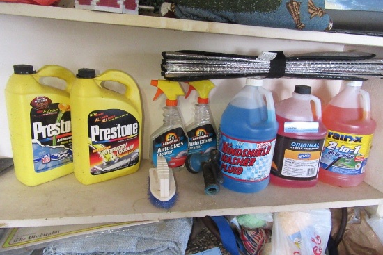 AUTO GLASS CLEANER, ANTIFREEZE, AND ETC