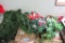 4-1/2 FOOT LITTLE PARK MOUNTAIN TREE, WREATHS, GARLAND AND OTHER CHRISTMAS