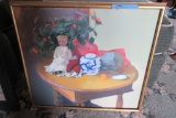 DOLL PAINTING ON WOOD