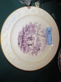 THE LANDING OF COLUMBUS MADE IN ENGLAND PLATE