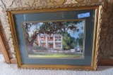 PRINT OF PAINTING BY BILL STROUD. APPROXIMATELY 36 BY 48