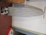 IRONING BOARD WITH 2 BLACK & DECKER IRONS