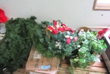 4-1/2 FOOT LITTLE PARK MOUNTAIN TREE, WREATHS, GARLAND AND OTHER CHRISTMAS