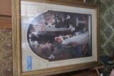 BRASSERIE 24 INCH BY 36 INCH FRAMED BRIDE PICTURE