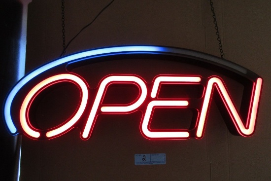 NEON OPEN SIGN