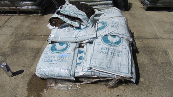 APPROXIMATELY 20 BAGS OF CHICKEN MANURE