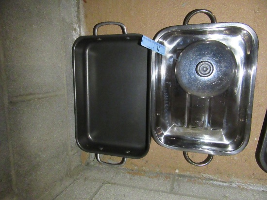 2 OVEN ROASTING PANS
